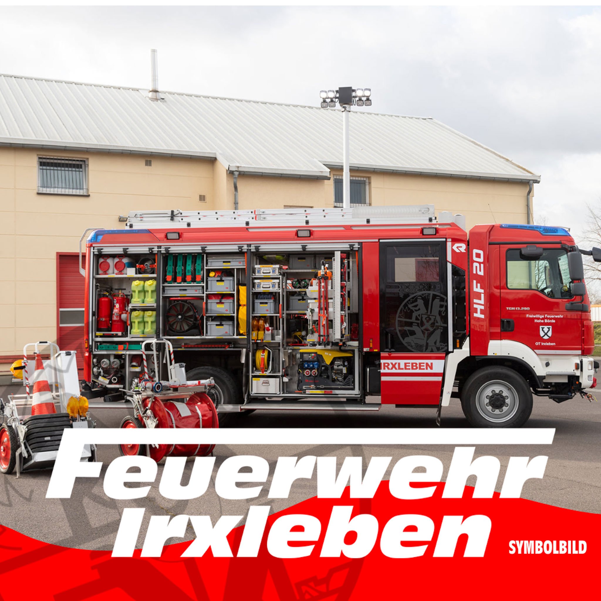 Feuerwehrfahrzeug der FF Irxleben